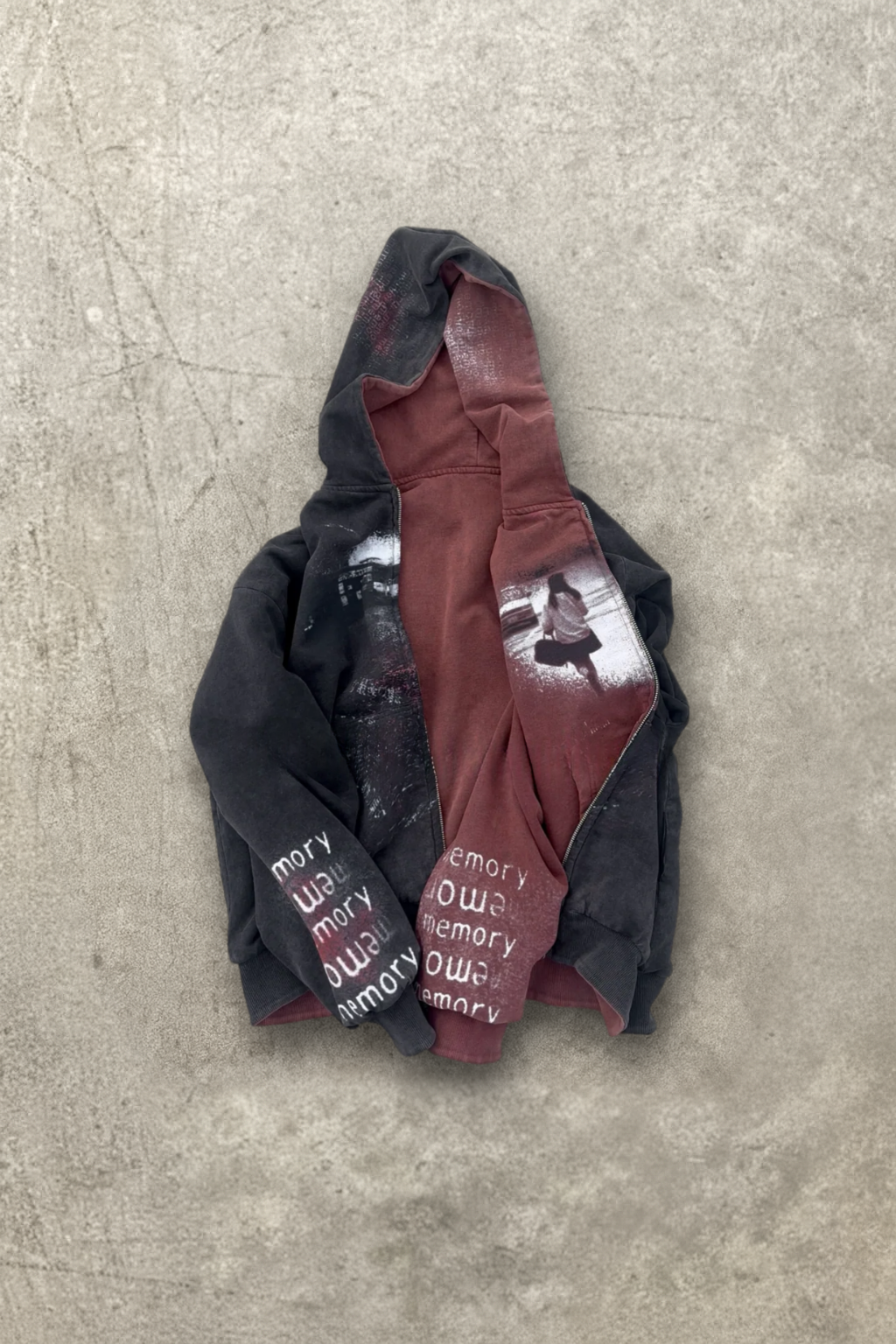 "Lily Chou Chou" Reversible Zip-up