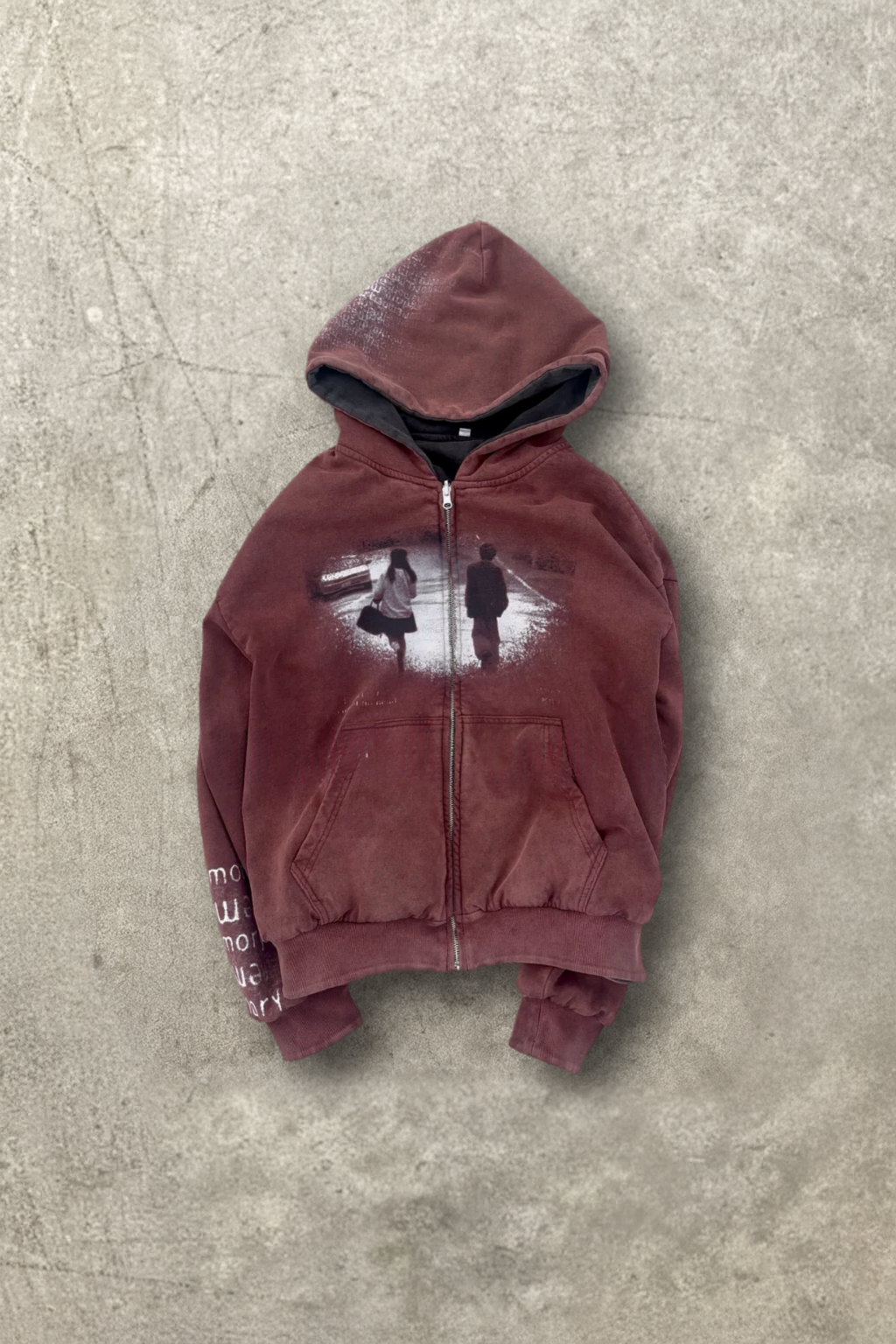 "Lily Chou Chou" Reversible Zip-up