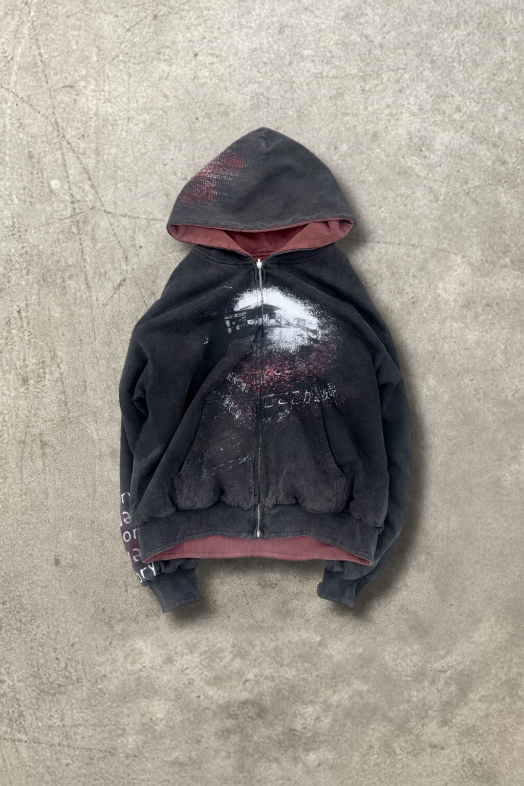 "Lily Chou Chou" Reversible Zip-up