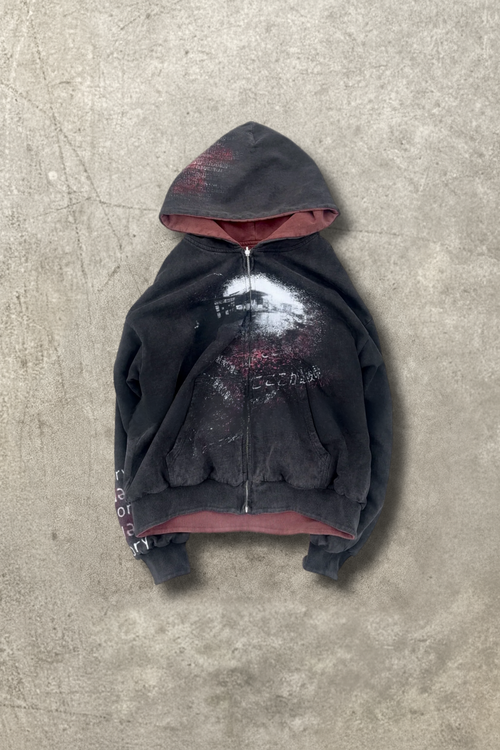 "Lily Chou Chou" Reversible Zip-up